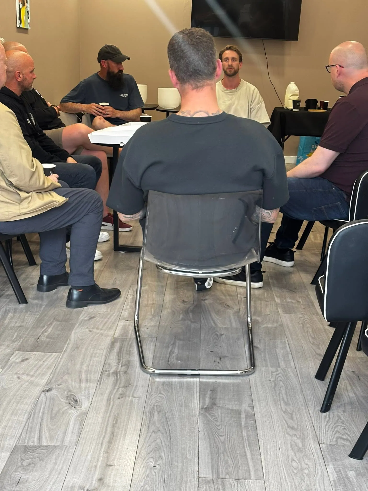 Men's wellbeing night in Wigan